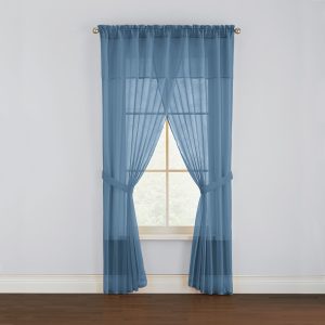BH Studio Sheer Voile 5-Pc. One-Rod Curtain Set
        
            By 
                BH Studio