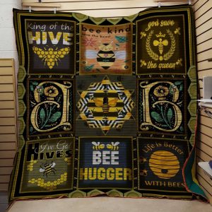 Bee Hugger 3D Customized Quilt Blanket