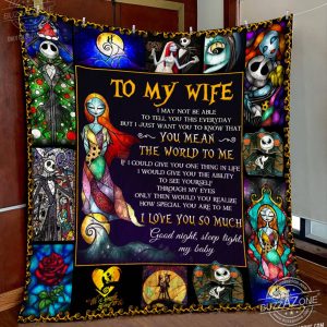 Nightmare Wife You Mean The World To Me 3D Quilt Blanket